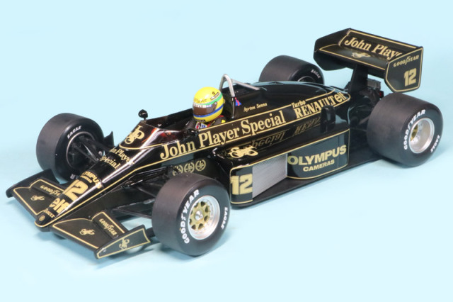 ミニチャンプス 1/18 ロータス 97 ルノー 1985 A.セナ デカール加工品　540851812S