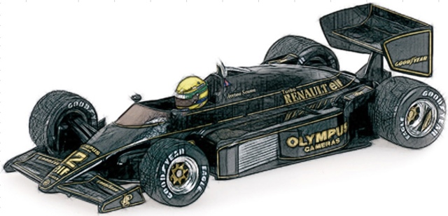 ミニチャンプス 1/43セナコレロータス97Tセナ1stウィン Jps仕様