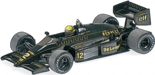 [予約] ミニチャンプス 1/43 ロータス ルノー 98T A.セナ ドイツGP 1986 ウェザリング仕様　540863312