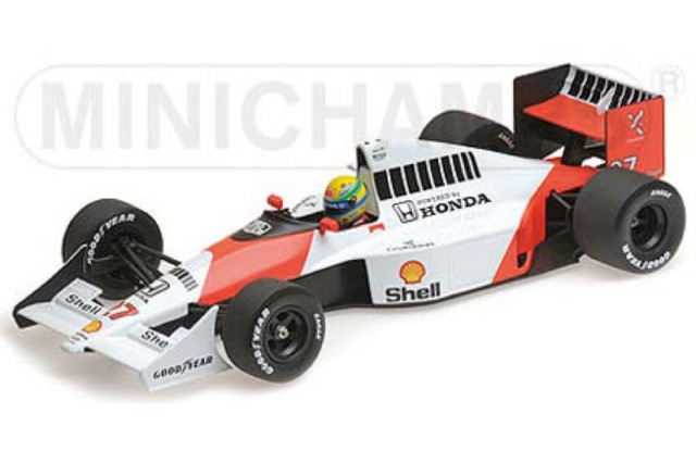 [再生産] ミニチャンプス 1/18 マクラーレン MP4/5B ホンダ 1990 ワールドチャンピオン A.セナ　540901827