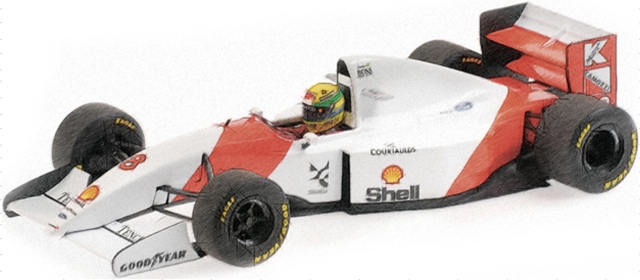[予約] ミニチャンプス 1/18 マクラーレン フォード MP4/8 A.セナ ブラジルGP 1993 ウィナー ウェザリング仕様 デカール加工品　EX540933898