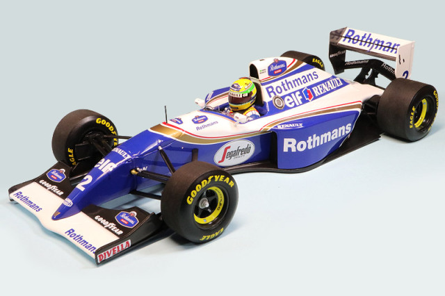ミニチャンプス 1/18 ウィリアムズ ルノー FW16 ブラジルGP 1994 A.セナ デカール加工品　540941821S