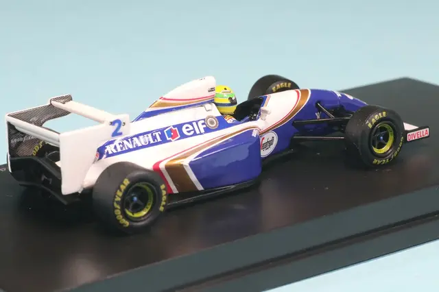 ミニチャンプス 1/64 ウィリアムズ ルノー FW16 アイルトン・セナ