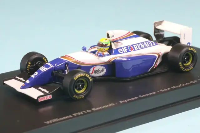 260625　ミニチャンプス 1/64 ウィリアムズ ルノー FW16 アイルトン・セナ サンマリノGP 1994　540946422