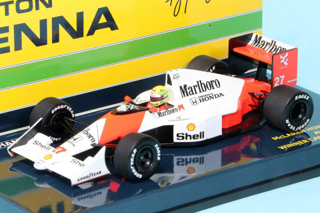 ミニチャンプス 1/43 マクラーレン ホンダ MP4/5B カナダGP 1990 Winner A.セナ デカール加工品　547904227S