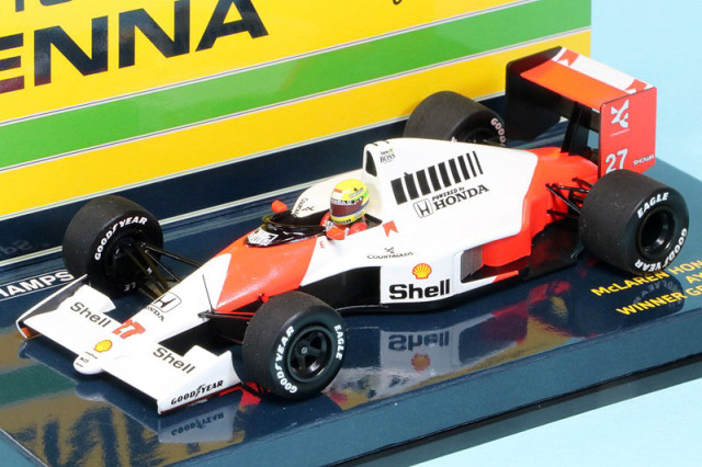 ミニチャンプス 1 43 マクラーレン ホンダ Mp4 5b ドイツgp 1990 Winner A セナ デカール加工品 s