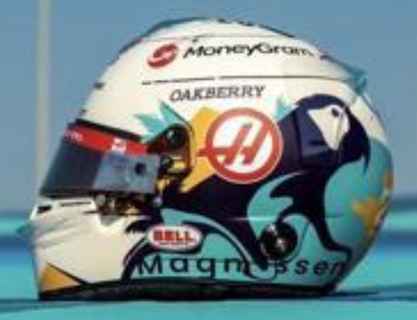 スパーク 1/5 ヘルメット 角田裕毅 2024 5HF149 ミニカー