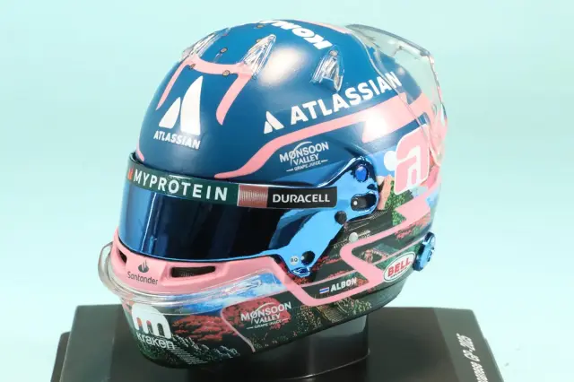 スパーク 1/5 ヘルメット ウィリアムズ アレクサンダー アルボン   2025  日本GP　5HF202