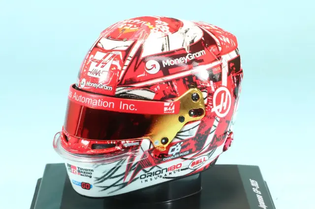 スパーク 1/5 ヘルメット マネーグラム ハース エステバン オコン 2025 日本GP 5HF203