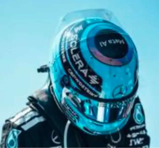 [予約] スパーク 1/5 ヘルメット メルセデス-AMG ペトロナスF1チーム G.ラッセル US GP 2025　5HF231