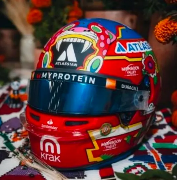 [予約] スパーク 1/5 ヘルメット A.アルボン ウィリアムズ メキシコGP  2025　5HF233