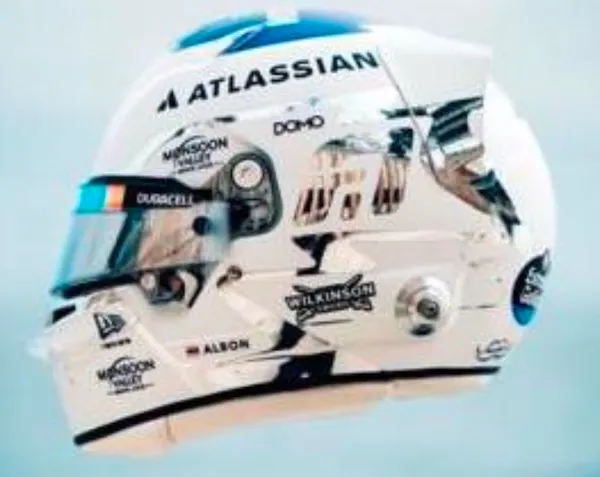 [予約] スパーク 1/5 ヘルメット アトラシアン ウィリアムズ F1チーム ヘルメット アレクサンダー・アルボン 2026　5HF247