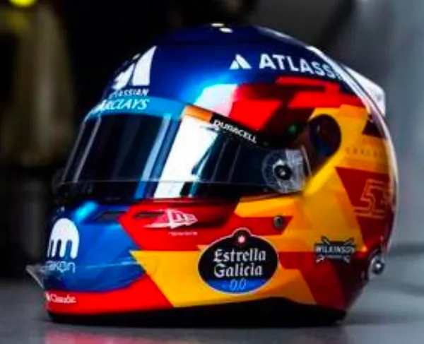 [予約] スパーク 1/5 ヘルメット アトラシアン ウィリアムズ F1チーム ヘルメット カルロス・サインツ 2026　5HF248
