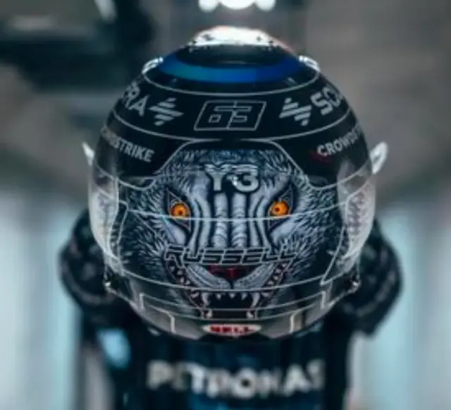 [予約] スパーク 1/5 ヘルメット ジョージ・ラッセル メルセデス-AMG ペトロナス フォーミュラワン チーム 日本GP 2026　5HF257
