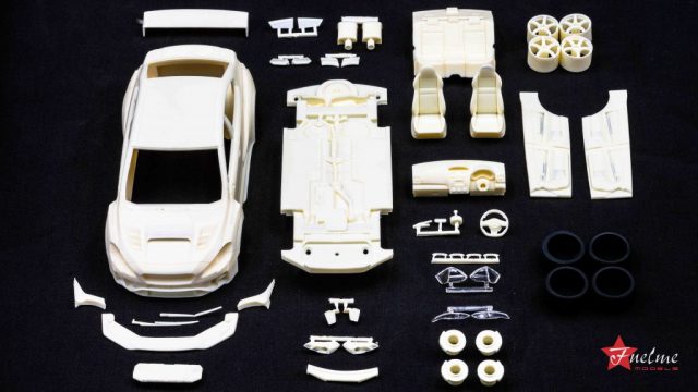 レジンキット完成品　VARS SUBARU WRX 1/64 スケールモデル SUBARU WRX STI Type S (レジン・メタルキット) - ホビーサーチ