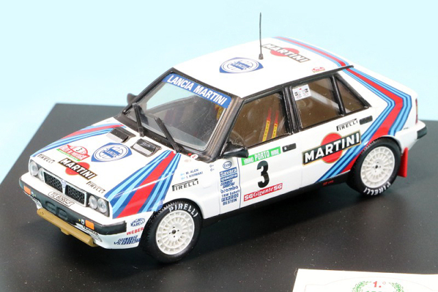 ミニパルテス 1/43 ランチア デルタ HF ポルトガルラリー 1987