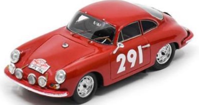 スパーク 1/43 ポルシェ 356B T6 カレラ GT モンテカルロ 1963 No.291　S6143