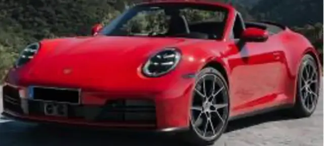 [予約] ミニチャンプス 1/64 ポルシェ 911 (992.2) カレラ カブリオレ 2025 レッド　640064030