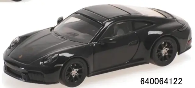 [予約] ミニチャンプス 1/64 ポルシェ 911 (992.2) カレラ GTS 2025 ブラックメタリック 　640064122