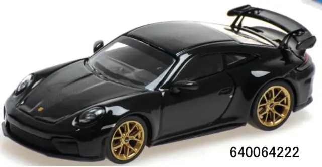 [予約] ミニチャンプス 1/64 ポルシェ 911 (992.2) GT3 2025 ブラック/ヴァイザッハパッケージ　640064222