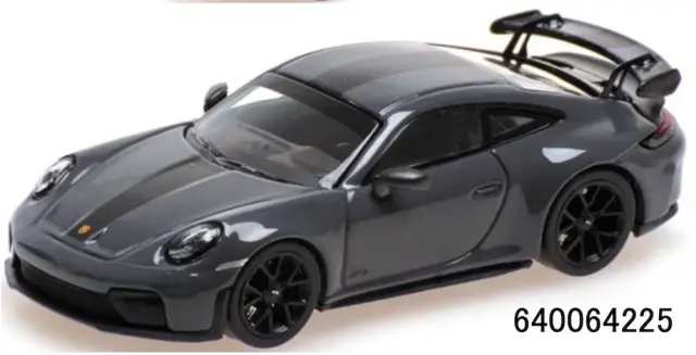 [予約] ミニチャンプス 1/64 ポルシェ 911 (992.2) GT3 2025 グレー/ヴァイザッハパッケージ　640064225