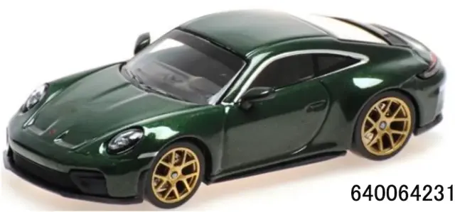 [予約] ミニチャンプス 1/64 ポルシェ 911 (992.2) GT3 ツーリング 2025 グリーンメタリック　640064231