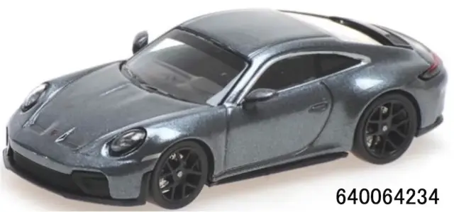 [予約] ミニチャンプス 1/64 ポルシェ 911 (992.2) GT3 ツーリング 2025 グレーメタリック　640064234