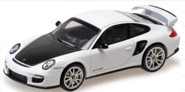 [予約] ミニチャンプス 1/64 ポルシェ 911 (997.2) GT2 RS 2010 ホワイト/シルバーホイール　640065120