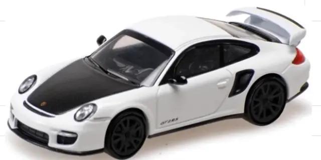 [予約] ミニチャンプス 1/64 ポルシェ 911 (997.2) GT2 RS 2010 ホワイト/ブラックホイール　640065125