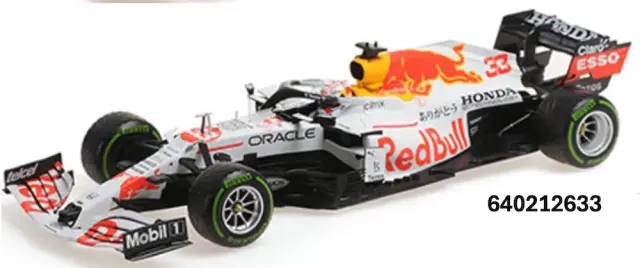 [予約] ミニチャンプス 1/64 レッドブル レーシング ホンダ RB16B マックス・フェルスタッペン トルコGP 2021 2位入賞 フィギュア付き　640212633