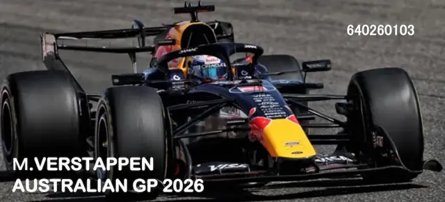 [予約] ミニチャンプス 1/64 オラクル レッドブル レーシング RB22 マックス・フェルスタッペン オーストラリアGP 2026　640260103