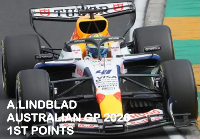 [予約] ミニチャンプス 1/64 ビザ キャッシュ APP RB F1 VCARB03 アービッド・リンドブラッド オーストラリアGP 2026 初ポイント　640260141