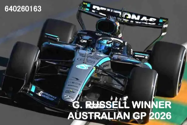 [予約] ミニチャンプス 1/64 メルセデス-AMG ペトロナス F1チーム W17 ジョージ・ラッセル オーストラリアGP 2026 ウィナー　640260163