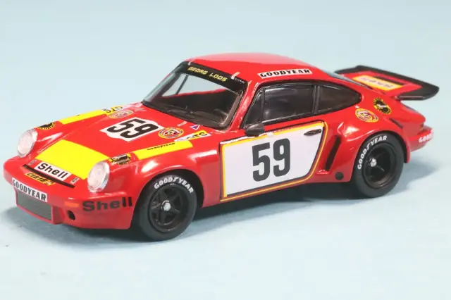 スパーク 1/64 ポルシェ 911 カレラ RSR 3.0 No.59 ルマン 1975 T. シェンケン / H. ガンレイ　64S028