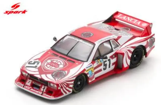 [予約] スパーク 1/64 ランチア ベータ モンテカルロ ターボ No.51 24H ルマン 1980 B. ダルニッシュ - H. ハイヤー - T. ファビ　64S157