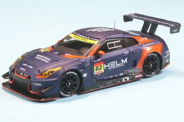 スパーク 1/64 HELM MOTORSPORTS GT-R スーパーGT 2025 GT300 No.62（※誤表記で52と重複の可能性あり） 平木湧也 / 平木玲次　64SGT25062