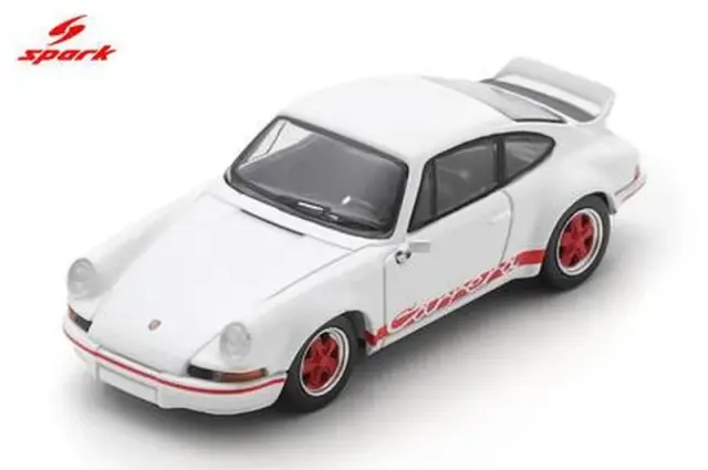 [予約] スパーク 1/64 ポルシェ 911 2.8 RSR (ホワイト/レッドストライプ)　64SP006-B