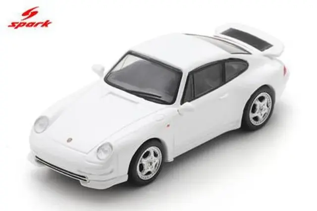 [予約] スパーク 1/64 ポルシェ 911 (993) RS (ホワイト/ブラックホイール)　64SP006-F