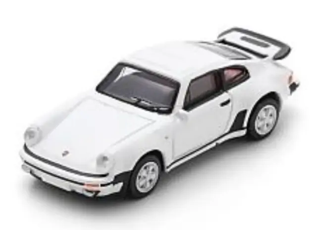 京商 1/64 ポルシェ 911 ターボ (930) ホワイト Kyosho 1/64 Porsche collection6 911 Turbo 930 white diecast model