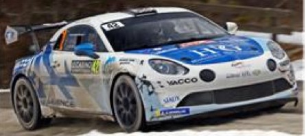 [予約] スパーク 1/43 アルピーヌ A100 RGT モンテカルロラリー 2021 3rd No.42　S6577