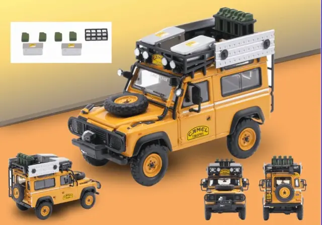 [予約] オールモーストリアル 1/64 ランドローバー90 キャメル・トロフィー ボルネオ 1985　6970342048036