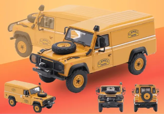 [予約] オールモーストリアル 1/64 ランドローバー110 キャメル・トロフィー サポートユニット ボルネオ 1985　6970342048043