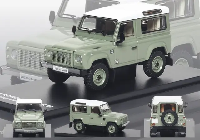 [予約] オールモーストリアル 1/64 ランドローバー ヂフェンダー  90 ヘリテージ・エディション 2015 グリーン　6970342048210
