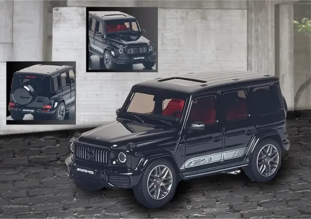 [予約] オールモーストリアル 1/64 メルセデス-AMG G 63 Edition 55 2022 オブシディアンブラック　6970342048272