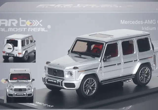[予約] オールモーストリアル 1/64 メルセデス-AMG G 63 2019 イリジウムシルバー　6970342048296