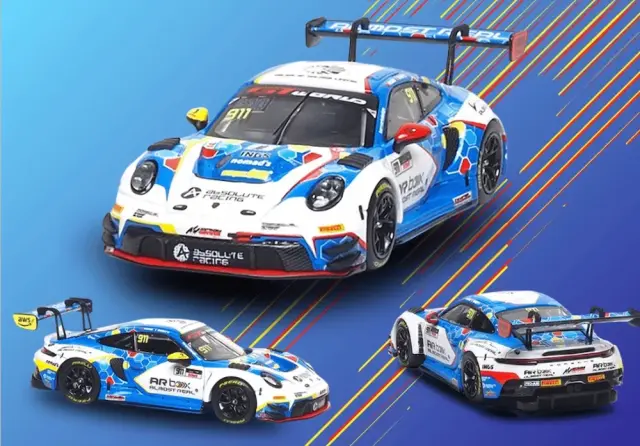 [予約] オールモーストリアル 1/64 ポルシェ 911 GT3 R 2026 GT ワールドチャレンジ・アジア セパン #911　6970342048326