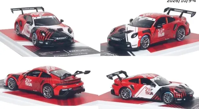 [予約] オールモストリアル 1/64 ポルシェ 911 カップ Porsche ARbox カレラカップ・アジア 2026 ヒーローカー　6970342048678