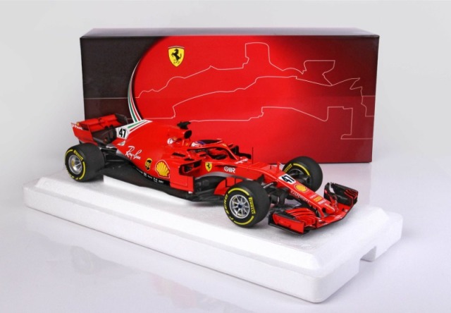 [予約] BBR 1/18 フェラーリ  SF71H フィオラノ テスト M.シューマッハ ディスプレイケース無し　BBR211847