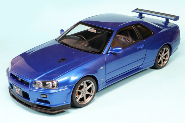 オートアート 1/18 ニッサン スカイライン GT-R R34 VスペックII  