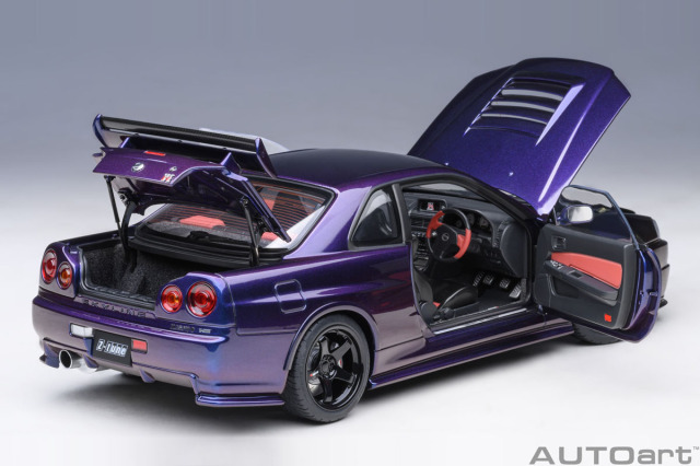 予約] オートアート 1/18 ニッサン スカイライン ニスモ R34 GT-R Z 